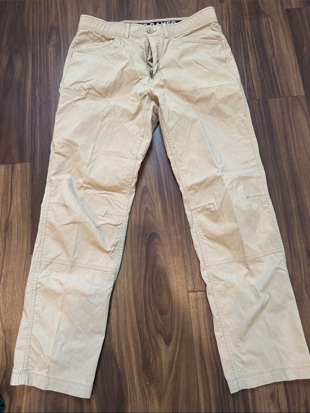 Eddie Bauer Men's Beige Khaki Performance Pants